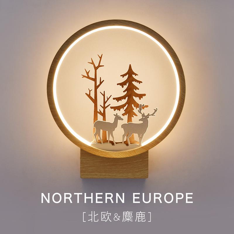 Nordic wall lamp creative bedside lamp bedroom living room modern simple wind corridor stairs Original deer led Lovely wall
Nordic wall lamp creative bedside lamp bedroom living room modern simple wind corridor stairs Original deer led Lovely wall