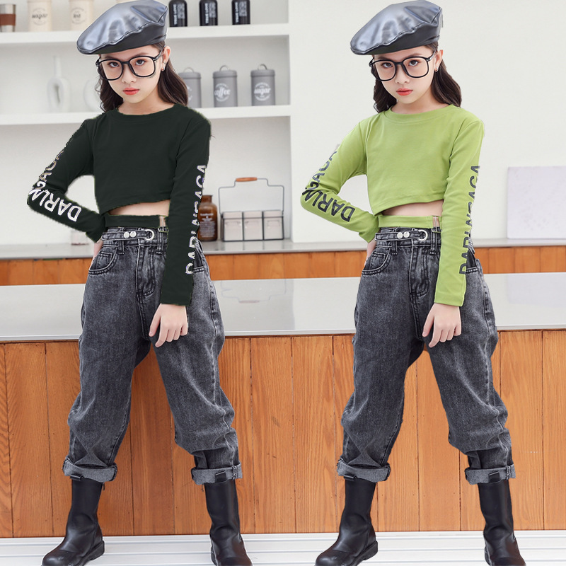 Children Clothing 2020 Autumn Winter Teens Girls Clothes Top+Pants 2pcs Outfit Kids Suit For Girls Clothing Sets 6 8 10 12 YearsX1019