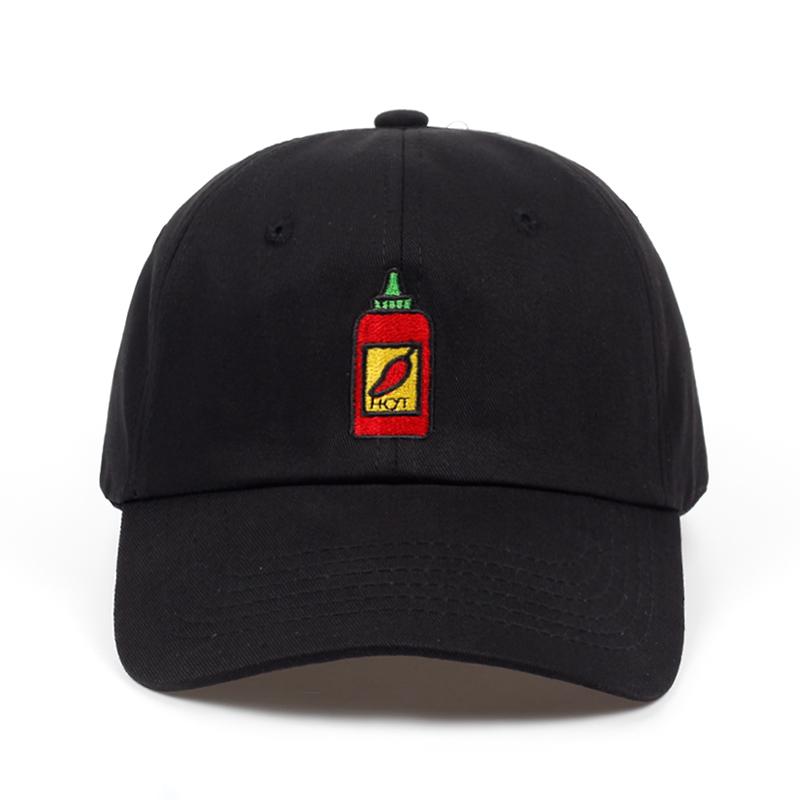 2020 Hot Sauce Bottle Dad Hat Embroidered Curved Adjustable Baseball Cap men women brand snapback Hip-hop Summer cap hats, Black
2020 Hot Sauce Bottle Dad Hat Embroidered Curved Adjustable Baseball Cap men women brand snapback Hip-hop Summer cap hats, Black