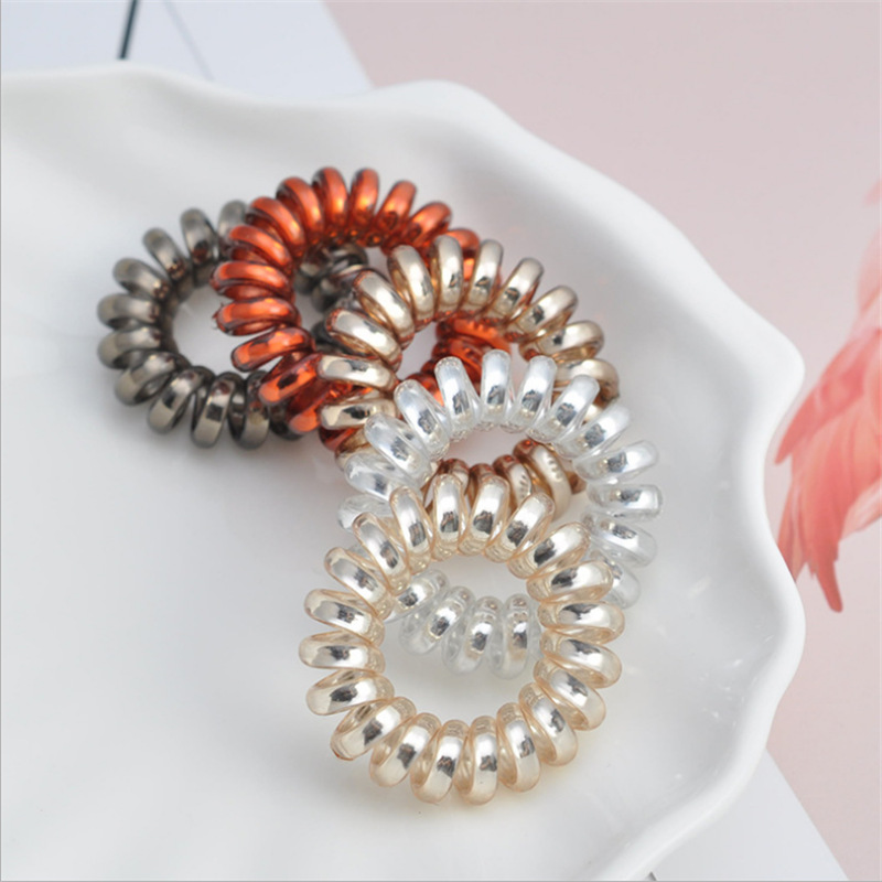 4cm Elastic Telephone Wire Hair Bands Girls Rubber Band Headwear Accessories Hair Rope Spiral Shape Hair Ties 37 J2, Pink
4cm Elastic Telephone Wire Hair Bands Girls Rubber Band Headwear Accessories Hair Rope Spiral Shape Hair Ties 37 J2, Pink