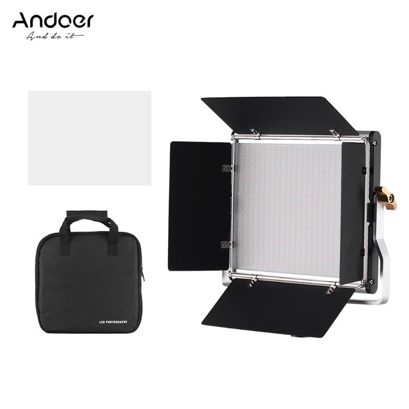 Andoer LED PhotographyVideo Light Panel Fill-in Lamp with Barn Door 480 LED Beads Color Temperature for Studio Photography Video
Andoer LED PhotographyVideo Light Panel Fill-in Lamp with Barn Door 480 LED Beads Color Temperature for Studio Photography Video