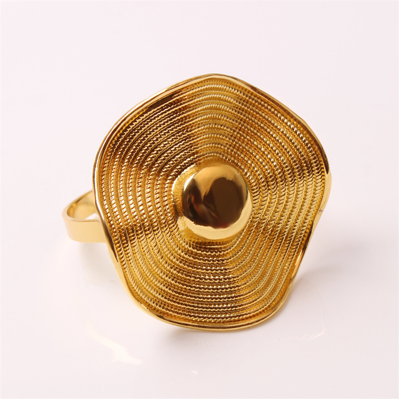 Table Napkin Holders Gold and Silver Napkin Rings Hat Design