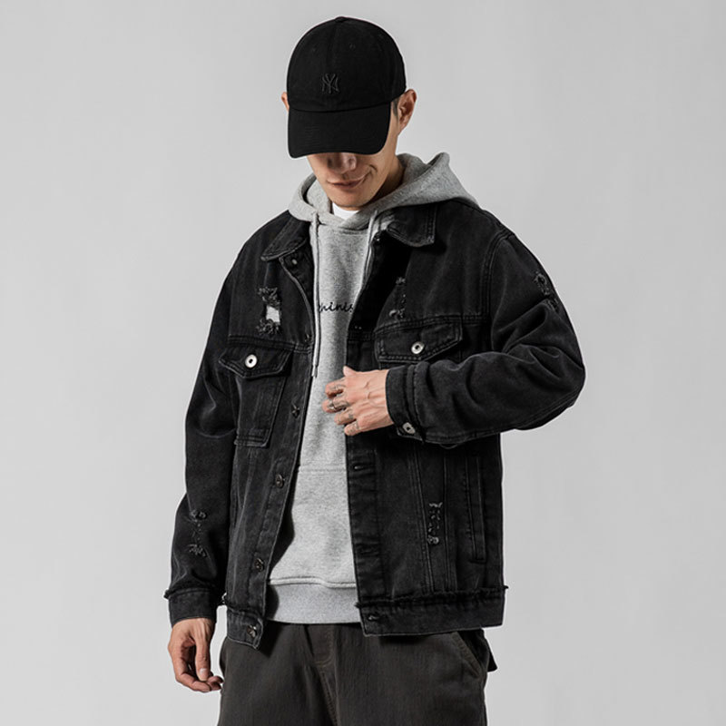 2021 Spring Autumn Men's Fashions Denim Quality Cotton Big Size Man's Clothes Jacket 9snp, Black.
2021 Spring Autumn Men's Fashions Denim Quality Cotton Big Size Man's Clothes Jacket 9snp, Black.