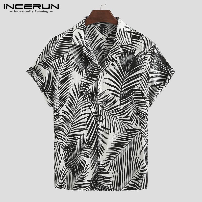 INCERUN Fashion Men Printed Hawaiian Shirt Short Sleeve 2020 Vacation Summer Lapel Casual Brand Beach Shirts Streetwear Blouse, Black
INCERUN Fashion Men Printed Hawaiian Shirt Short Sleeve 2020 Vacation Summer Lapel Casual Brand Beach Shirts Streetwear Blouse, Black