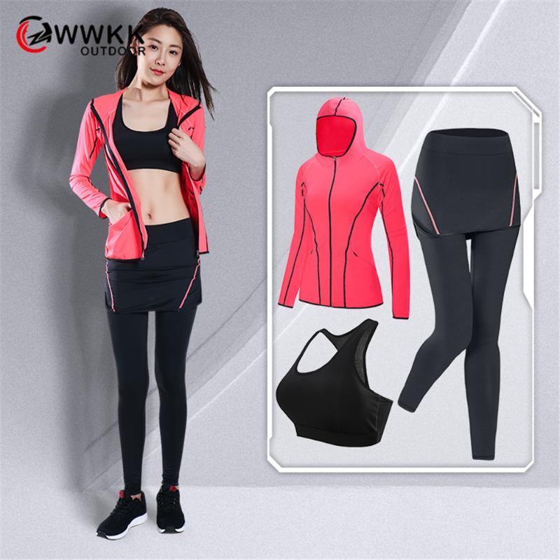 New High Waist Pants+Bra+Coat Women Sportswear 3pcs Set Outdoor Running Quick Dry Yoga Clothing Good Fitness Effect For Gym Sets, 3 piece set 1
New High Waist Pants+Bra+Coat Women Sportswear 3pcs Set Outdoor Running Quick Dry Yoga Clothing Good Fitness Effect For Gym Sets, 3 piece set 1