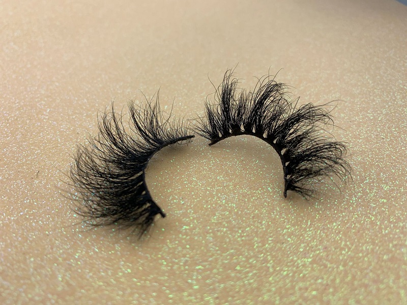 25MM Mink Eyelashes Siberian Mink Fur lashes Sexy Custom Private Label long fluffy Eyelash Soft Natural 3D Mink Eyelashes Extension