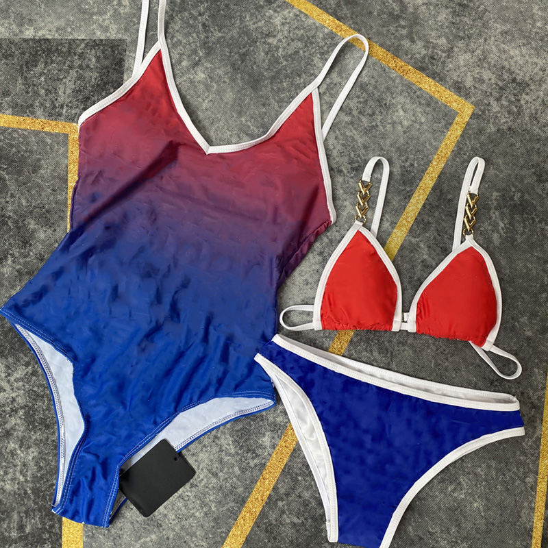 Women Designer Swimwear Summer Sexy Bikins Womens Ladies Trendy Gradient Swimsuit Beach One Piece 4 Styles, Bag
Women Designer Swimwear Summer Sexy Bikins Womens Ladies Trendy Gradient Swimsuit Beach One Piece 4 Styles, Bag