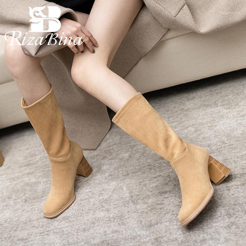 RIZABINA New Design Women Half Short Boots Winter Women Warm Shoes Fashion Square Toe Short Boots Woman Footwear Size 34-431, Black 1
RIZABINA New Design Women Half Short Boots Winter Women Warm Shoes Fashion Square Toe Short Boots Woman Footwear Size 34-431, Black 1