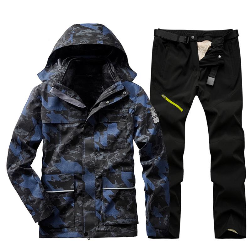 2020 Latest Winter Men's Ski Suit Waterproof Windproof Super Warm Snow Ski Jacket And Pants Set Outdoor Sports Snowboard Jackets, Black pants
2020 Latest Winter Men's Ski Suit Waterproof Windproof Super Warm Snow Ski Jacket And Pants Set Outdoor Sports Snowboard Jackets, Black pants