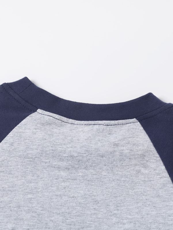 Toddler Girls Color Block Raglan Sleeve Dress SHE
