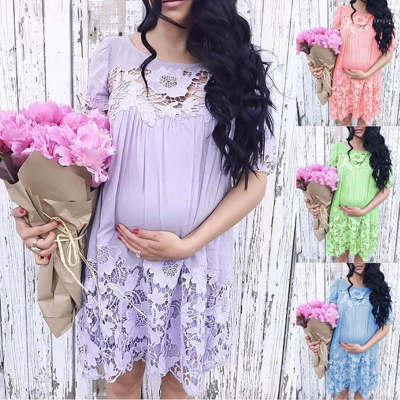 X-L2 Maternity dress Women's solid color round neck collar short sleeve lace maternity dress Floral Hollow Breastfeeding Y5301, Pk
X-L2 Maternity dress Women's solid color round neck collar short sleeve lace maternity dress Floral Hollow Breastfeeding Y5301, Pk