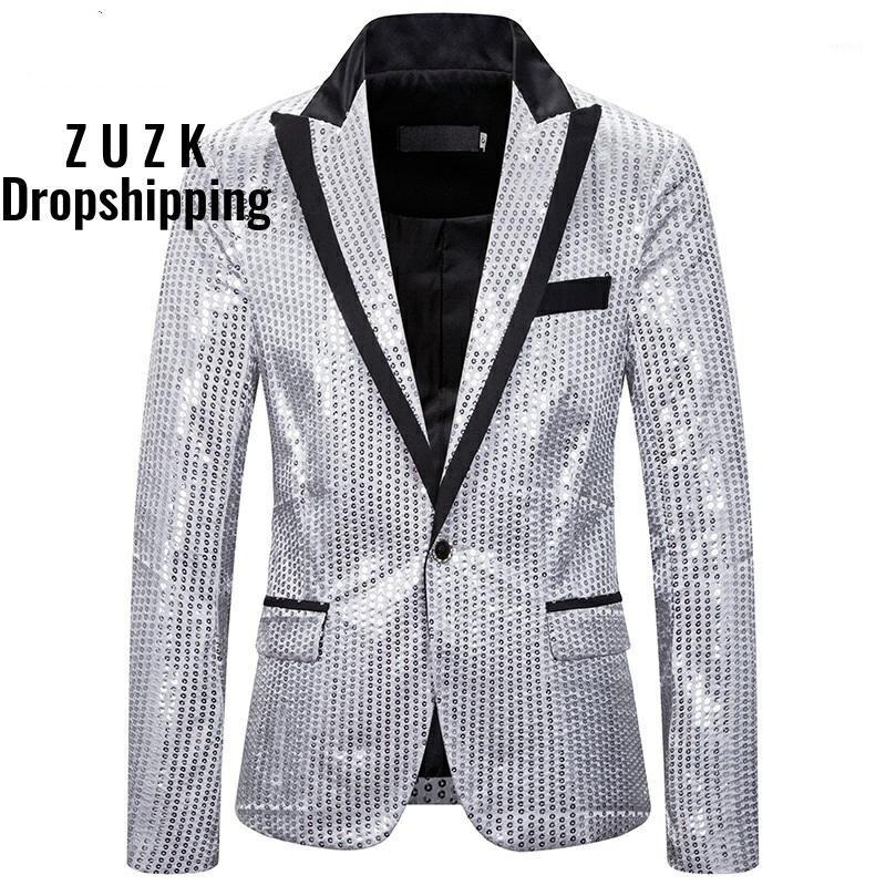 Men's Suits & Blazers 8 Colors Sequin Glitter Blazer Men Suit Nightclub Prom Jacket Mens DJ Stage Clothers For Singers Costume Homme1, Black
Men's Suits & Blazers 8 Colors Sequin Glitter Blazer Men Suit Nightclub Prom Jacket Mens DJ Stage Clothers For Singers Costume Homme1, Black