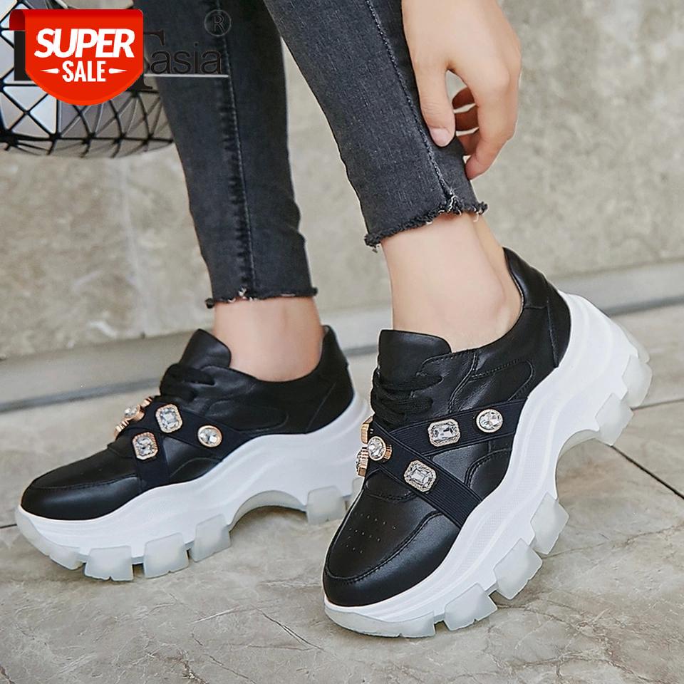 DORATASIA Brand New Sneakers women's Genuine Leather Crystal Flat Platform Shoes Woman Casual Party Autumn Spring Flats Women #Wp3t, White
DORATASIA Brand New Sneakers women's Genuine Leather Crystal Flat Platform Shoes Woman Casual Party Autumn Spring Flats Women #Wp3t, White