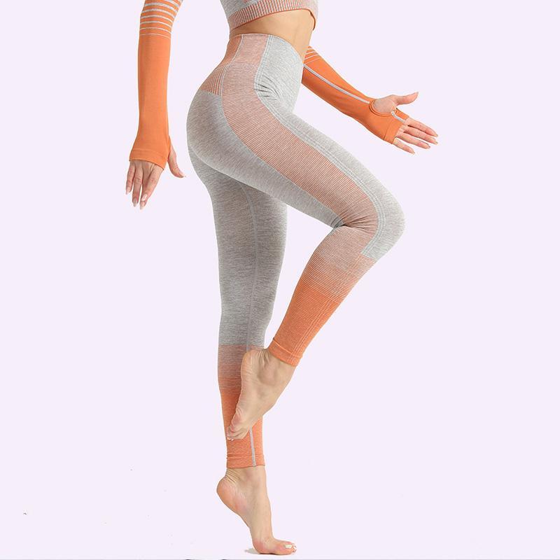Seamless striped knitted streach fitness sports yoga leggings high waist lift hip breathable tight yoga pants for women1, Black
Seamless striped knitted streach fitness sports yoga leggings high waist lift hip breathable tight yoga pants for women1, Black