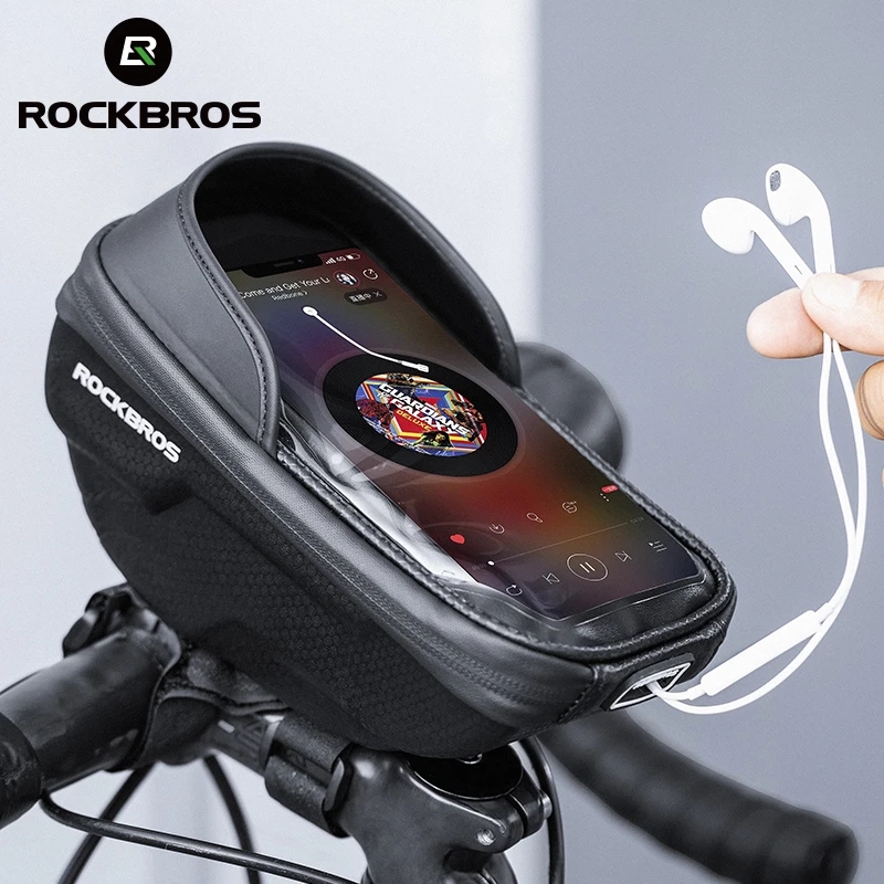 ROCKBROS Bicycle Touch Screen Front Top Frame Handlebar Bags Road Bike MTB Cycling Handlebar Bag Accessories, Black
ROCKBROS Bicycle Touch Screen Front Top Frame Handlebar Bags Road Bike MTB Cycling Handlebar Bag Accessories, Black
