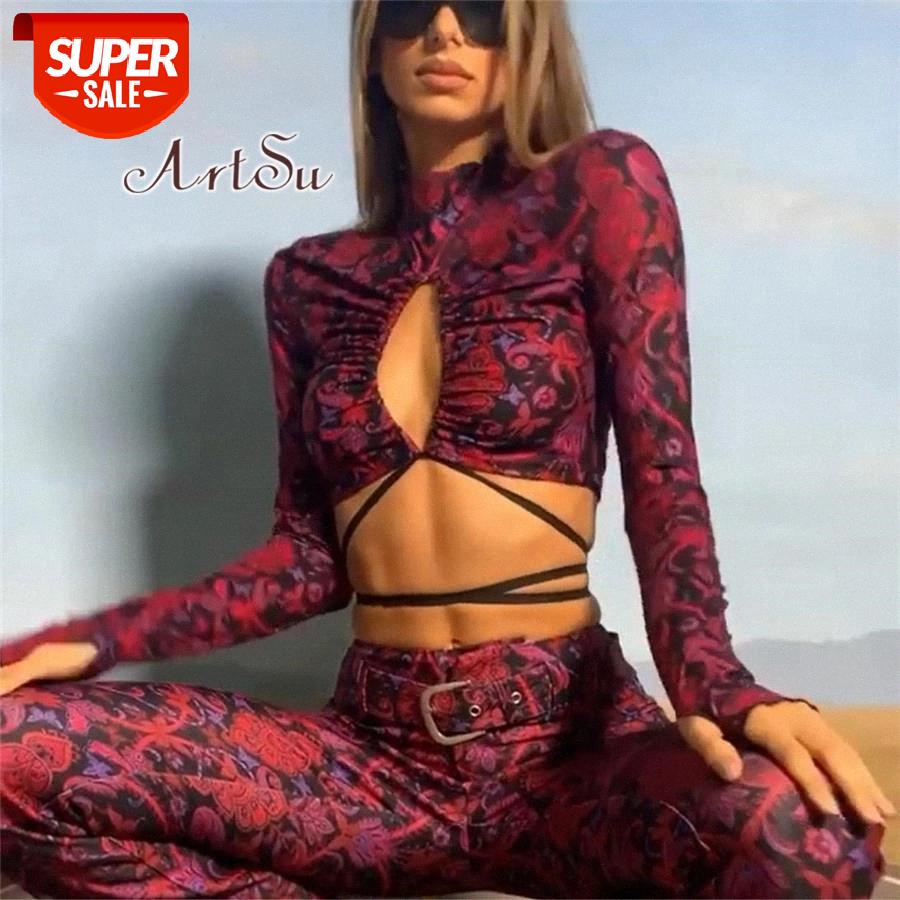 ArtSu Mock Neck Long Sleeve Drawstring Ruched Tie Front Top Hollow Out T-Shirts Sexy Bandage Top Short Solid Streetwear TS52550 #zy12, White
ArtSu Mock Neck Long Sleeve Drawstring Ruched Tie Front Top Hollow Out T-Shirts Sexy Bandage Top Short Solid Streetwear TS52550 #zy12, White