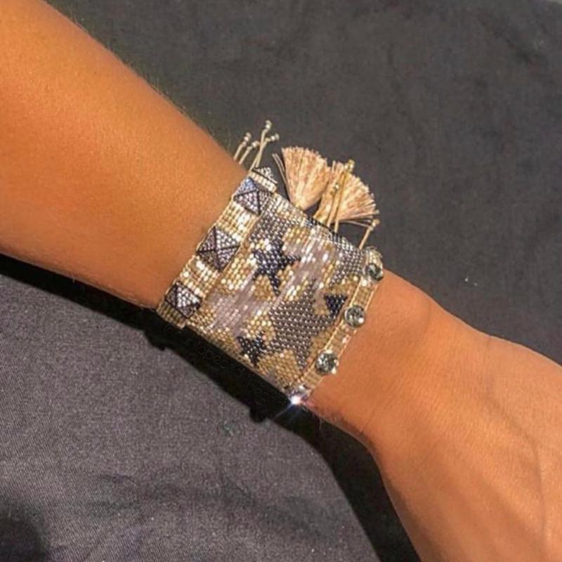 BLUESTAR 2021 Fashion MIYUKI Armband Multi Color Star Bracelets Crystal Pulseras Mujer Moda Handmade Woven Jewelry
BLUESTAR 2021 Fashion MIYUKI Armband Multi Color Star Bracelets Crystal Pulseras Mujer Moda Handmade Woven Jewelry