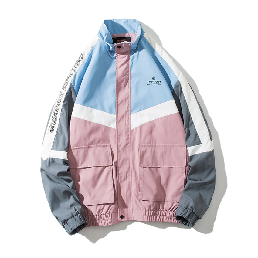2021 New Men Patchwork Print Windbreaker Jacket Male Spring Autumn Fashion Hip Coat Streetwear 2ET4, Black blue
2021 New Men Patchwork Print Windbreaker Jacket Male Spring Autumn Fashion Hip Coat Streetwear 2ET4, Black blue