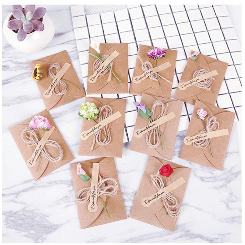 10PCS Vintage Kraft Paper Greeting DIY Dried Flower Wish Thank You For Mom Teacher Friends Familes New Year Christmas G1
10PCS Vintage Kraft Paper Greeting DIY Dried Flower Wish Thank You For Mom Teacher Friends Familes New Year Christmas G1
