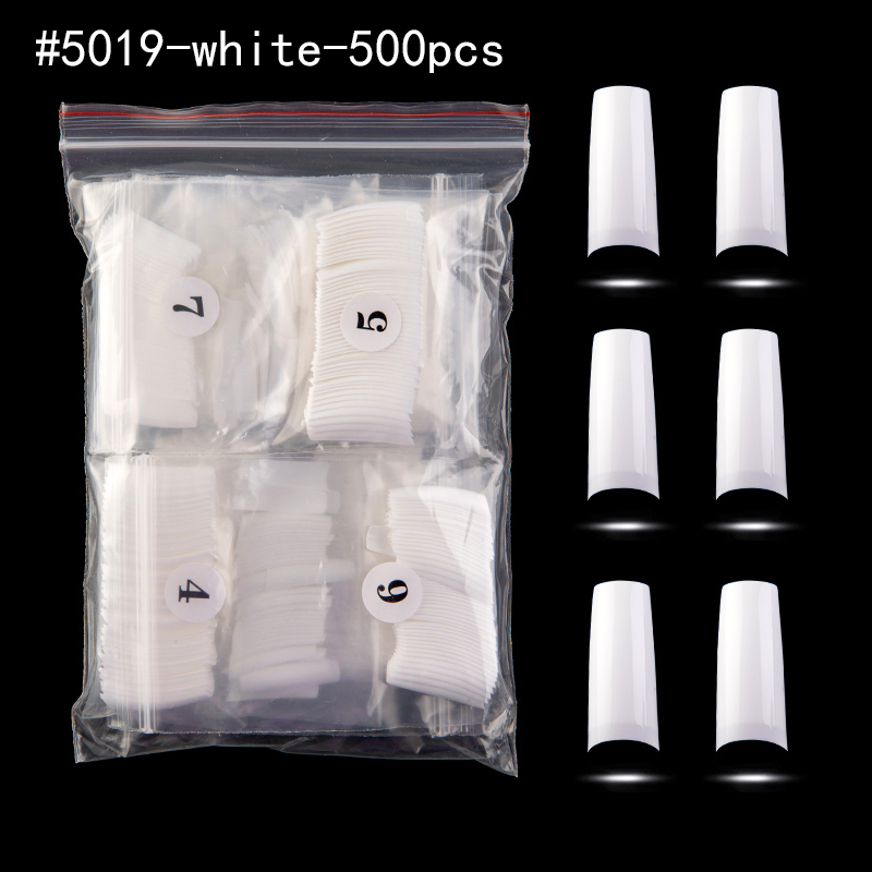 500Pcs/Bag Professional White Natural Clear French False Nail ABS Acrylic Nail Tips UV Gel Polish DIY Salon Manicure Tools, 5019-clear
500Pcs/Bag Professional White Natural Clear French False Nail ABS Acrylic Nail Tips UV Gel Polish DIY Salon Manicure Tools, 5019-clear
