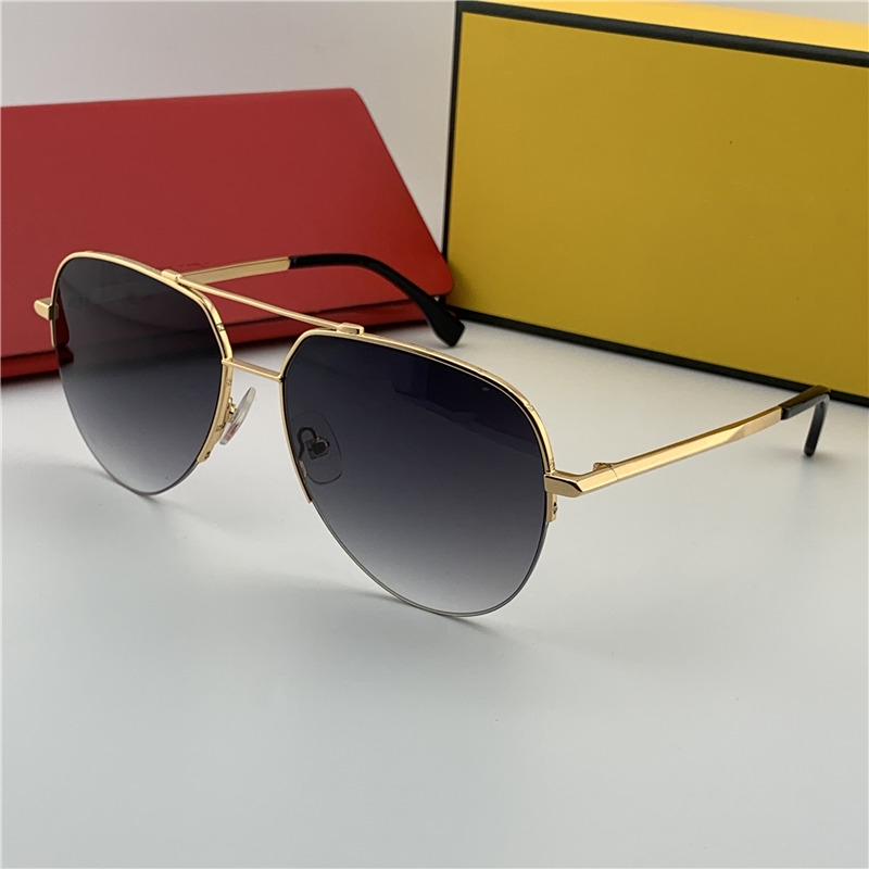 MEN Women Brand Luxury Sunglasses Pilot Shape Half Frame Metal Frame Designers Fashion Glasses Mens Costa Sun Glasses With Box 0036, White;black
MEN Women Brand Luxury Sunglasses Pilot Shape Half Frame Metal Frame Designers Fashion Glasses Mens Costa Sun Glasses With Box 0036, White;black