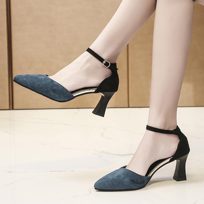 Ladies Pointed Suede High Heels Black Simple Casual Shopping Fashion Sandals Women's Lightweight High Heels 2021#
Ladies Pointed Suede High Heels Black Simple Casual Shopping Fashion Sandals Women's Lightweight High Heels 2021#