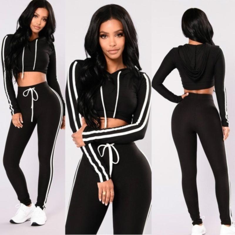 Fashion Fitness Jumpsuit Women Casual Elastic Long Sleeve Set 2021 New Side Striped Patchwork Turtleneck Bodysuit, Black
Fashion Fitness Jumpsuit Women Casual Elastic Long Sleeve Set 2021 New Side Striped Patchwork Turtleneck Bodysuit, Black