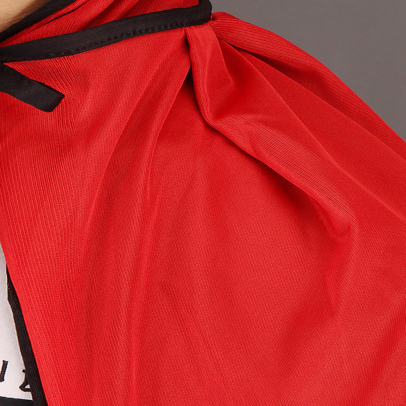 1.4m Halloween Cloak Cape Witch Wizard Cloaks Capes Black Red Vampire Cloak Cape Halloween Fancy Dress Costume Party Supplies