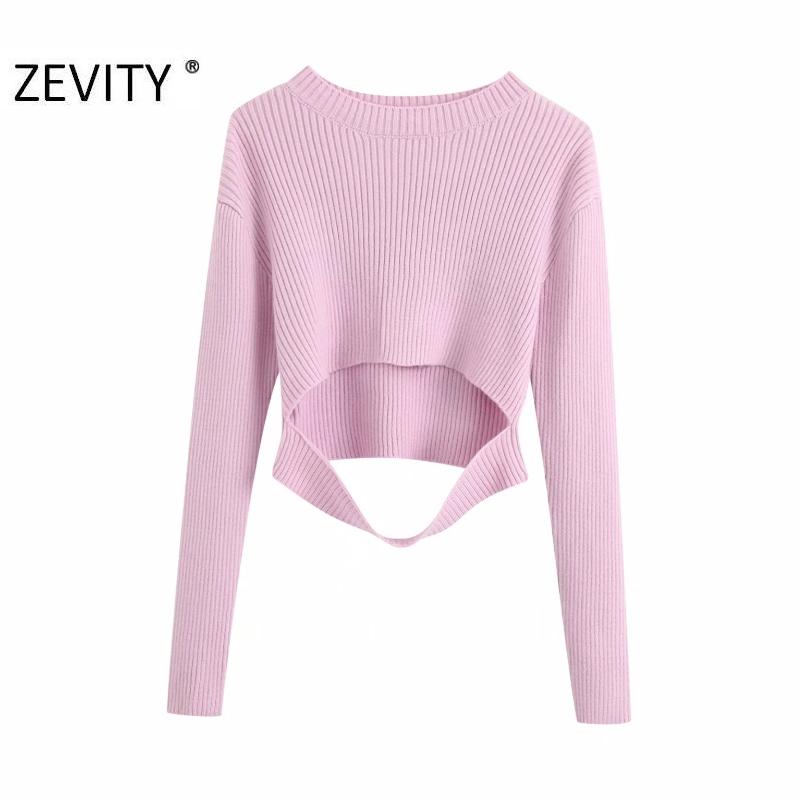 Zevity women fashion o neck long sleeve crop Sweater chic female sexy basic casual slim streetwear Knitting Pullover tops S386, As pic s386bb
Zevity women fashion o neck long sleeve crop Sweater chic female sexy basic casual slim streetwear Knitting Pullover tops S386, As pic s386bb