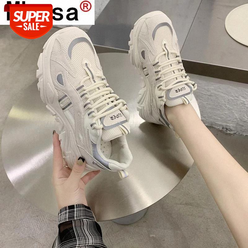Platform Sneakers for Women Shoes Brand Fashion Lacing Walking Trainers Mesh Casual Shoes Woman Vulcanized 2020 New #Xz01, Beige
Platform Sneakers for Women Shoes Brand Fashion Lacing Walking Trainers Mesh Casual Shoes Woman Vulcanized 2020 New #Xz01, Beige