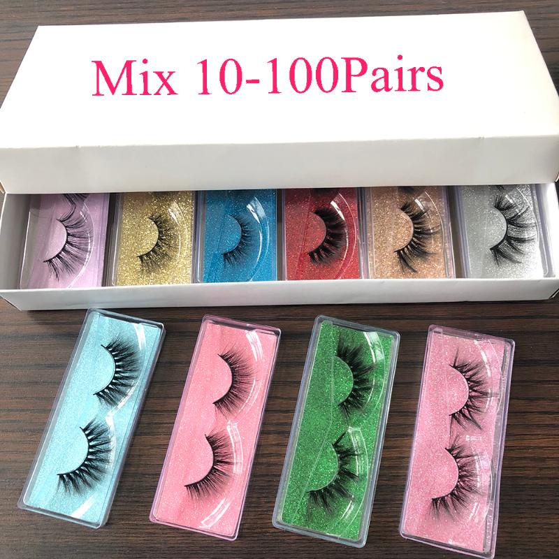 Wholesale Eyelashes 3D Lashes Natural Mink Eyelashes 10/20/30/40/50/100Pcs False Makeup Fake Lashes Set faux cils Bulk
Wholesale Eyelashes 3D Lashes Natural Mink Eyelashes 10/20/30/40/50/100Pcs False Makeup Fake Lashes Set faux cils Bulk