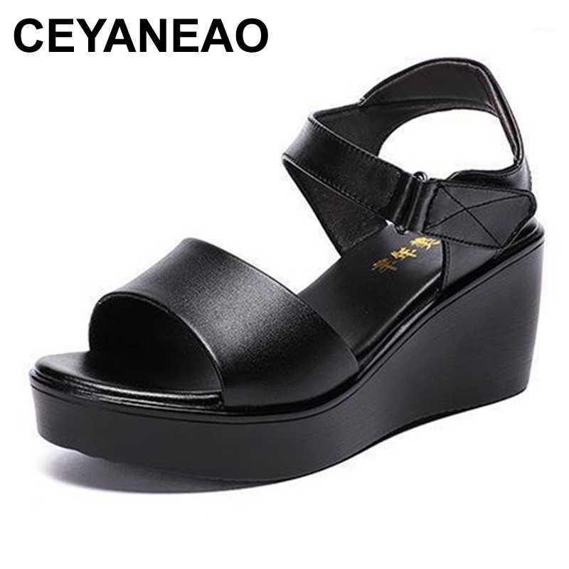 CEYANEAO 2020 summer women wedge sandals 6cm medium heel comfortable platform sandals black red white1
CEYANEAO 2020 summer women wedge sandals 6cm medium heel comfortable platform sandals black red white1