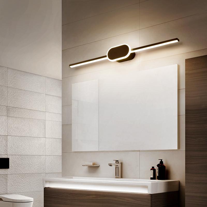 Modern Led Wall Mirror Light for the Bathroom Bedroom L40cm 60cm White Black Acrylic Waterproof Wall Mounted Lamp in Restroom
Modern Led Wall Mirror Light for the Bathroom Bedroom L40cm 60cm White Black Acrylic Waterproof Wall Mounted Lamp in Restroom