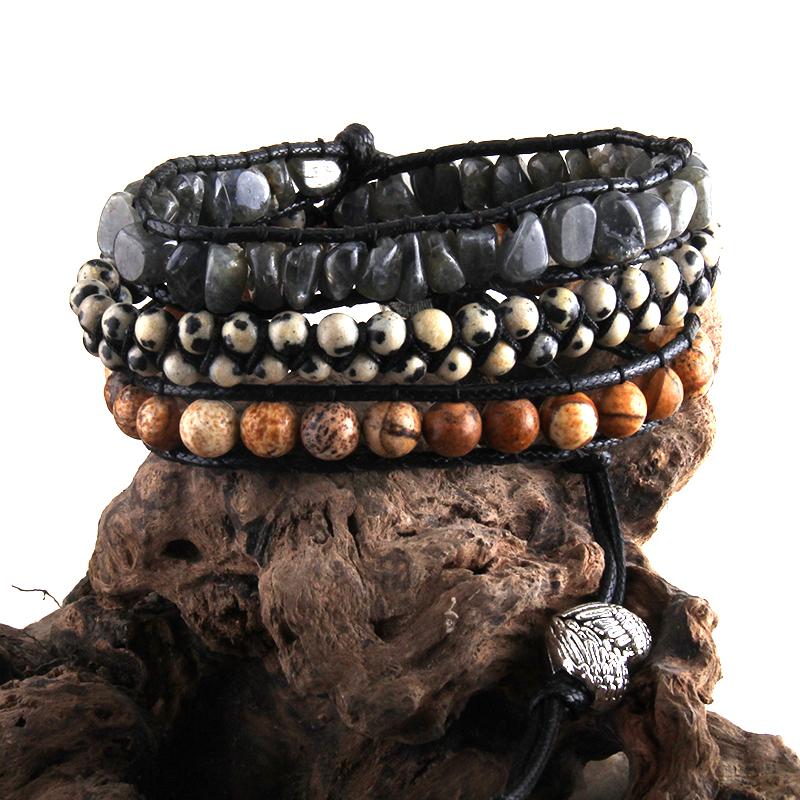 RH Fashion Boho Jewelry Natural Stone Jaspers Strands Beaded Wrap Bracelets Bohemian Jewelry DropShipping
RH Fashion Boho Jewelry Natural Stone Jaspers Strands Beaded Wrap Bracelets Bohemian Jewelry DropShipping