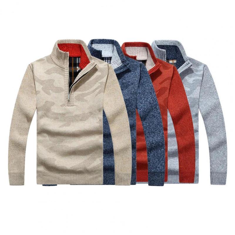 Men's Sweaters Men Warm Sweater Half Zipper Solid Color Stand Collar Casual Pullover Extra Thick Winter Knitted For Work Pullovers, White;black
Men's Sweaters Men Warm Sweater Half Zipper Solid Color Stand Collar Casual Pullover Extra Thick Winter Knitted For Work Pullovers, White;black
