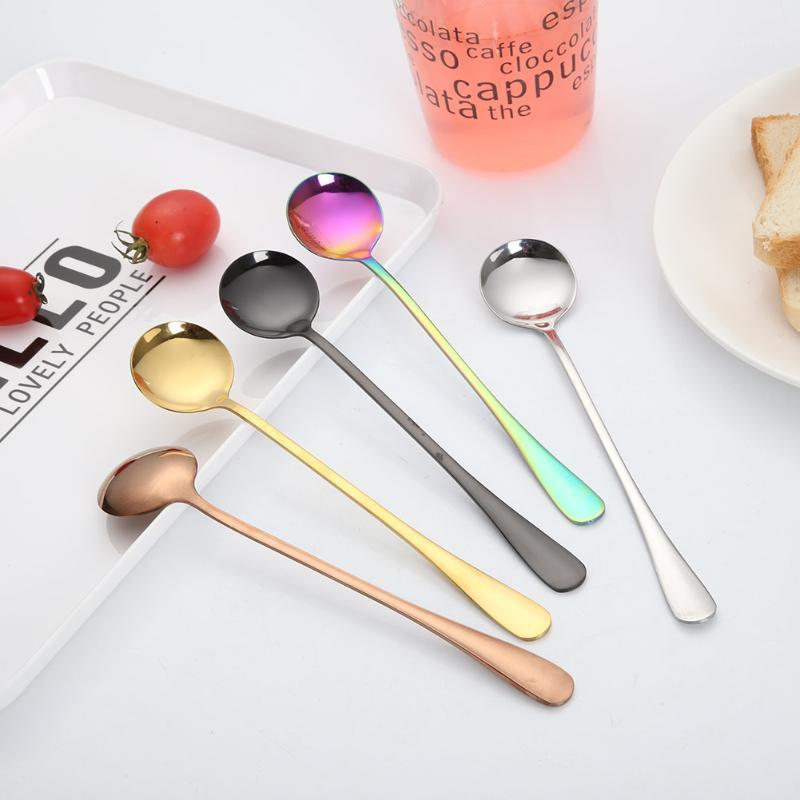 Dinner Colourful Stainless Steel Long Handle Forks Cutlery Rainbow Color Soup Scoop Ice Cream Coffee Spoons1
Dinner Colourful Stainless Steel Long Handle Forks Cutlery Rainbow Color Soup Scoop Ice Cream Coffee Spoons1
