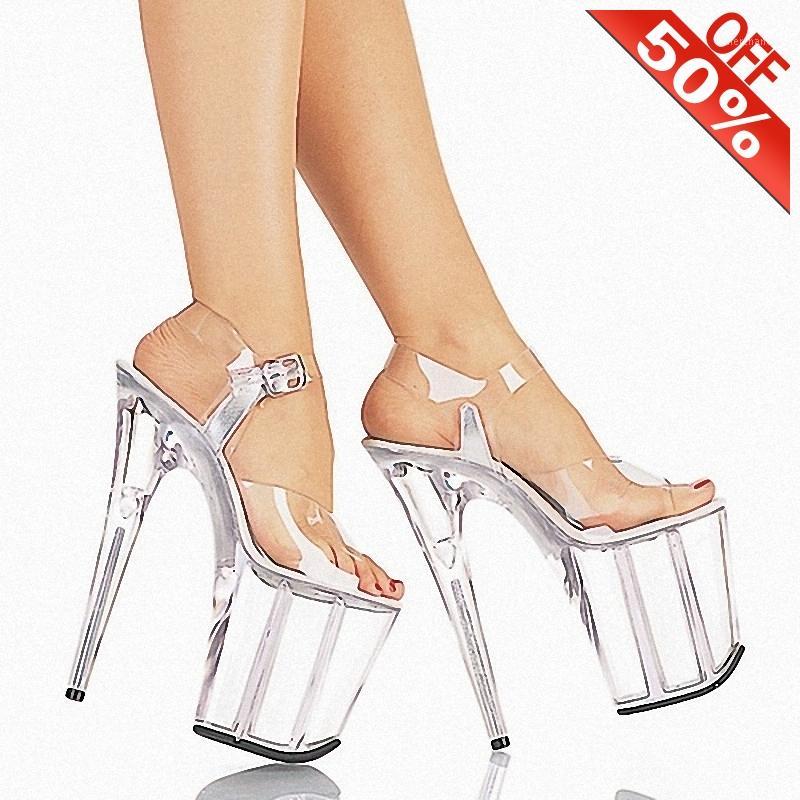 Summer Sexy Mature Clear Crystal 8 inches Fine High heeled shoes Nightclub Pole dancing Thick platform heels Sandals 20cm1, Black
Summer Sexy Mature Clear Crystal 8 inches Fine High heeled shoes Nightclub Pole dancing Thick platform heels Sandals 20cm1, Black