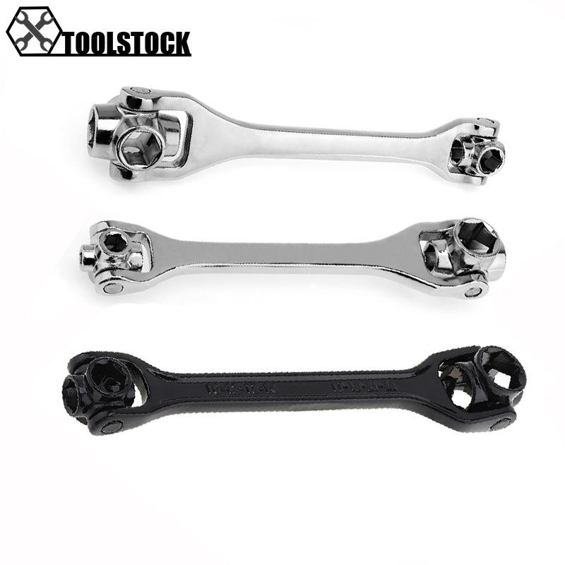 Household Wrench 12-19/8-21/10-22mm Tiger Wrench 8 IN 1 Socket Spanner Key Multi Tool Hand Tools Herramientas Ferramentas
Household Wrench 12-19/8-21/10-22mm Tiger Wrench 8 IN 1 Socket Spanner Key Multi Tool Hand Tools Herramientas Ferramentas