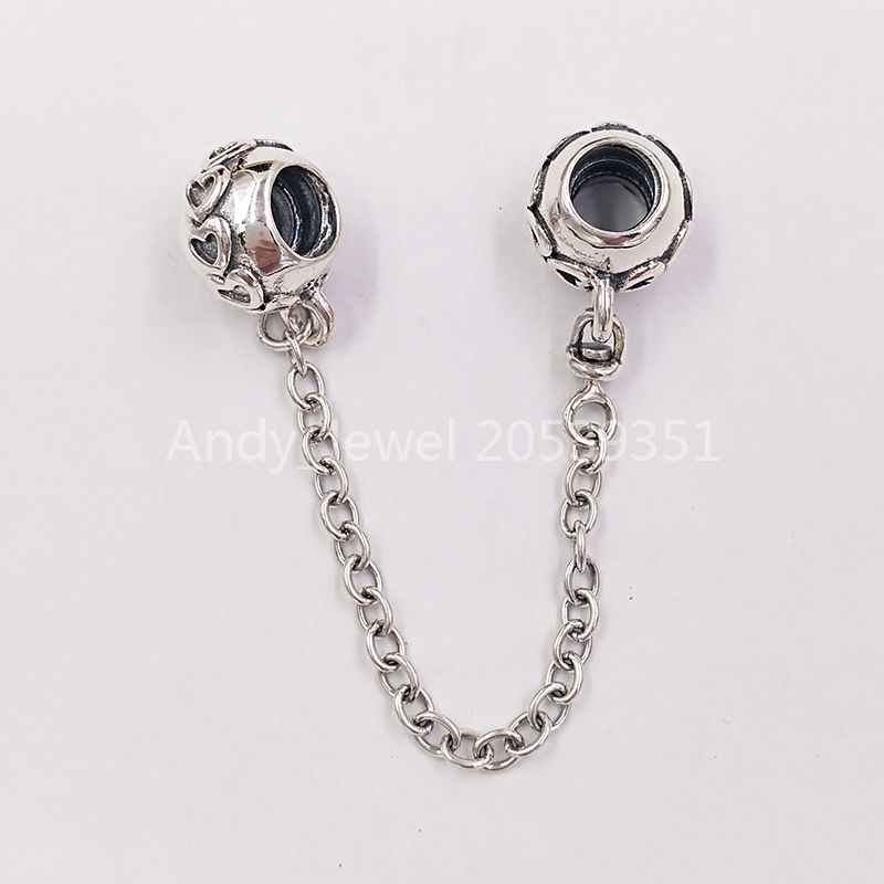 Authentic 925 Sterling Silver Beads Hearts Safety Chain Charms Fits European Pandora Style Jewelry Bracelets & Necklace 791088
Authentic 925 Sterling Silver Beads Hearts Safety Chain Charms Fits European Pandora Style Jewelry Bracelets & Necklace 791088