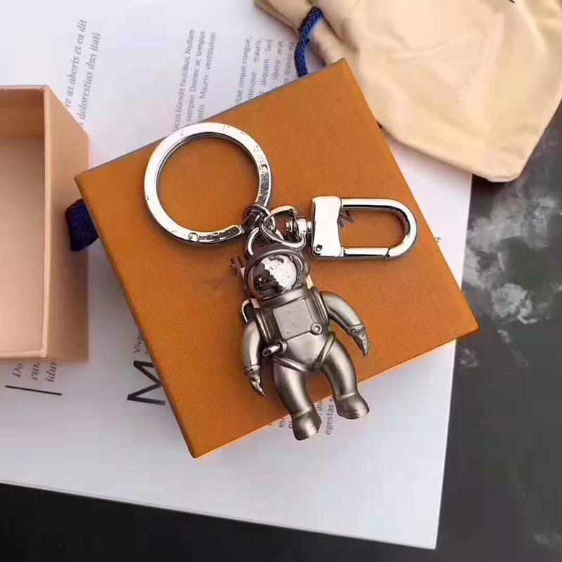 Stylish astronaut key chain designer Titanium steel matching gift box, Slivery;golden
Stylish astronaut key chain designer Titanium steel matching gift box, Slivery;golden