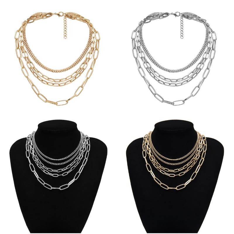 Gothic Multi Layer Baroque Pearl Chunky Chain Necklace Collares Punk Heart Pendant Choker Necklace Festival Couple Jewelry
Gothic Multi Layer Baroque Pearl Chunky Chain Necklace Collares Punk Heart Pendant Choker Necklace Festival Couple Jewelry