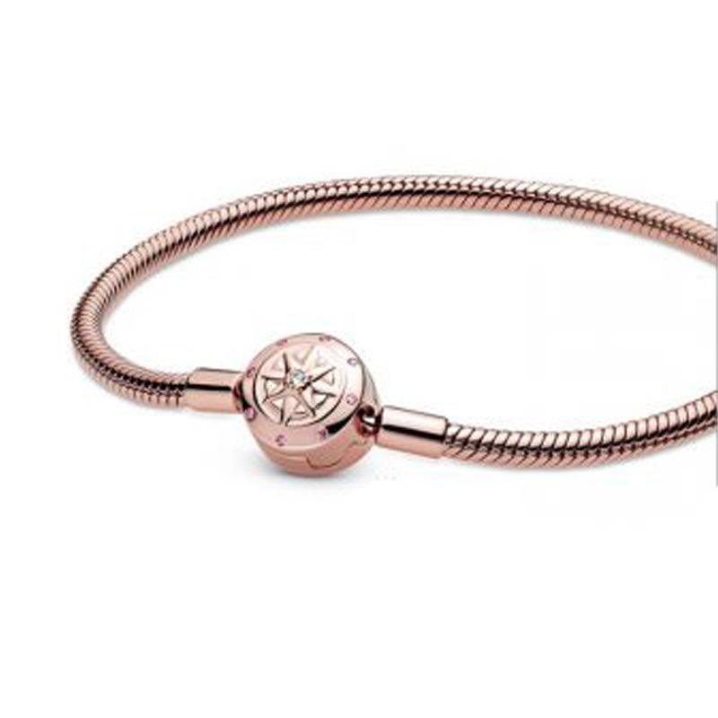 New 2020 Pink Moments Compass Snake Chain Bracelet Bangle for Women Authentic Charm Jewelry Pulseira Gift
New 2020 Pink Moments Compass Snake Chain Bracelet Bangle for Women Authentic Charm Jewelry Pulseira Gift