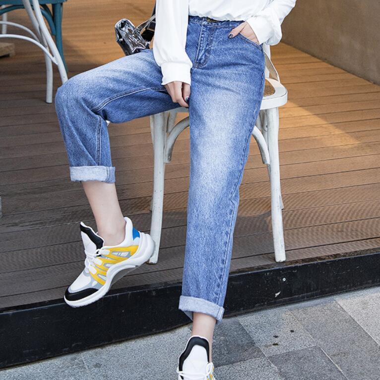 Ladies of Vintage Boyfriend for Women Mother Brim High Blue Waistband Korean Casual Pencil Streetwear Denim Women's Pants Z2gs
Ladies of Vintage Boyfriend for Women Mother Brim High Blue Waistband Korean Casual Pencil Streetwear Denim Women's Pants Z2gs
