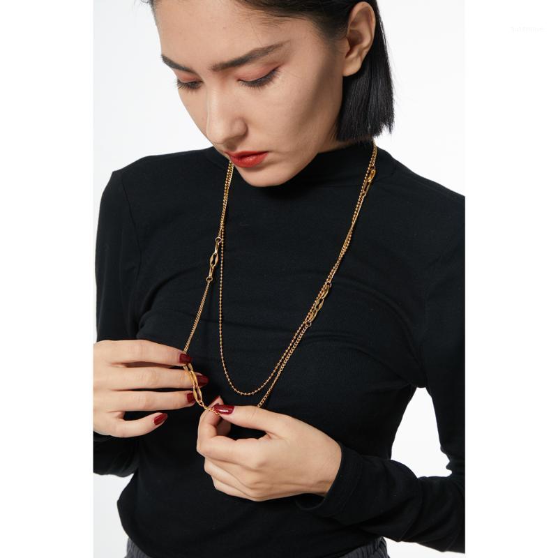 Yhpup Temperament Long Sweater Chain Necklace Stainless Steel for Women Metal Choker 18 K Necklace Accessories Party Gift 20201
Yhpup Temperament Long Sweater Chain Necklace Stainless Steel for Women Metal Choker 18 K Necklace Accessories Party Gift 20201