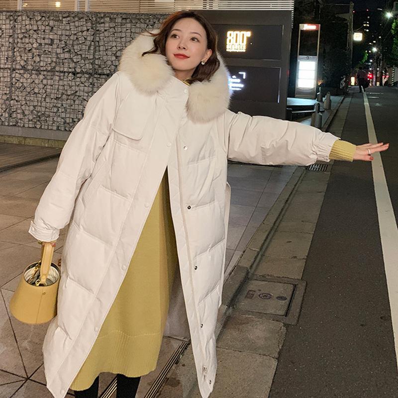 Fashion Fur Collar Long Jacket Women Thick Winter Coats Hooded Warm Parka Femme Autumn Winter Jacket Women, Wh
Fashion Fur Collar Long Jacket Women Thick Winter Coats Hooded Warm Parka Femme Autumn Winter Jacket Women, Wh