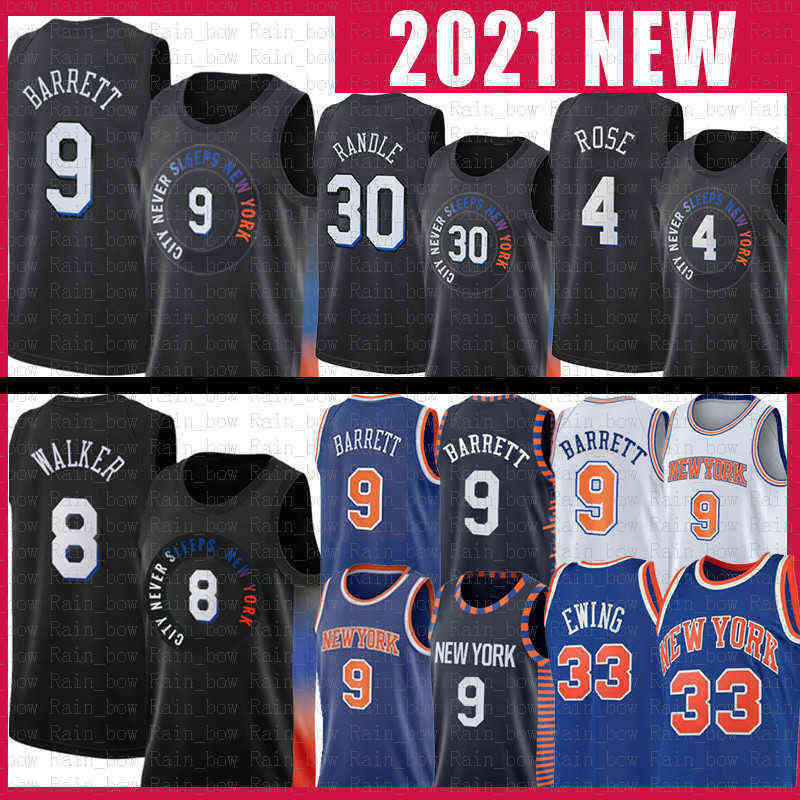 Men's RJ 9 Barrett Julius 30 Randle Basketball Jersey Kemba 8 Walker Derrick 4 Rose York Shirts Patrick 33 Ewing kNiCk Black City
Men's RJ 9 Barrett Julius 30 Randle Basketball Jersey Kemba 8 Walker Derrick 4 Rose York Shirts Patrick 33 Ewing kNiCk Black City