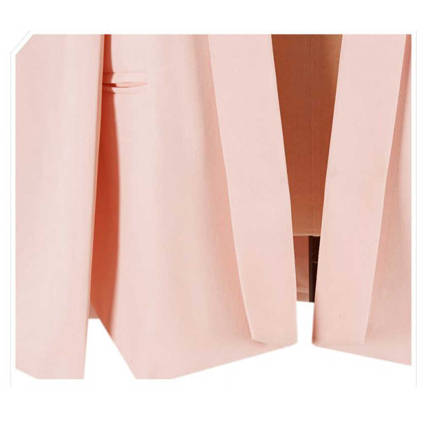 New Fashion Black White Long Sleeve Cape Coat Women Lapel Split Cloak Jacket Suits Womens OL Office Workwear Gift T200319