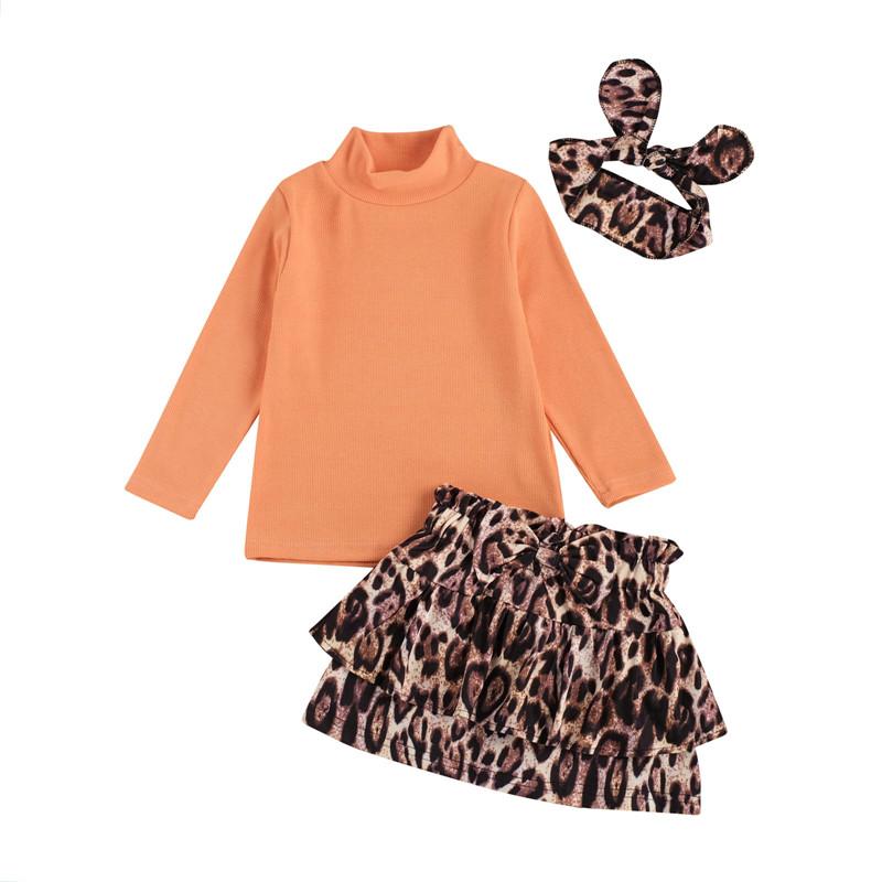 1-6Year Toddler Baby Girl Fall Winter Clothes High Neck Ribbed Sweater Tops + Leopard Printed Mini Skirt 2pcs Set For Kids Girls, As pic
1-6Year Toddler Baby Girl Fall Winter Clothes High Neck Ribbed Sweater Tops + Leopard Printed Mini Skirt 2pcs Set For Kids Girls, As pic