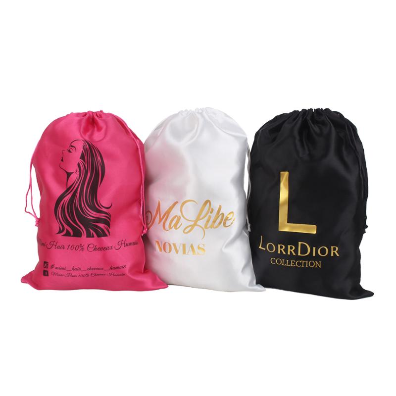 Custom brand name logo printing Luxury Genuine leather shoes packaging silk satin bag hair extensions wig packing bags
Custom brand name logo printing Luxury Genuine leather shoes packaging silk satin bag hair extensions wig packing bags
