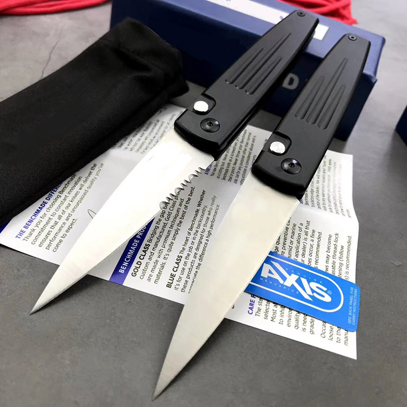 Bench BM 1000 made Automatic knife S30V blade EDC Tactical Survival knife Self defense Pocket Knife T6061 Aluminum Handle 485 535 3310 3300
Bench BM 1000 made Automatic knife S30V blade EDC Tactical Survival knife Self defense Pocket Knife T6061 Aluminum Handle 485 535 3310 3300